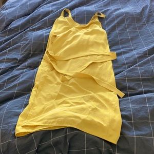 Everlane the Japanese GoWeave tank wrap dress